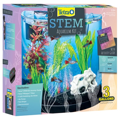 3-Gallon STEM Aquarium Equipment with Exercise Information